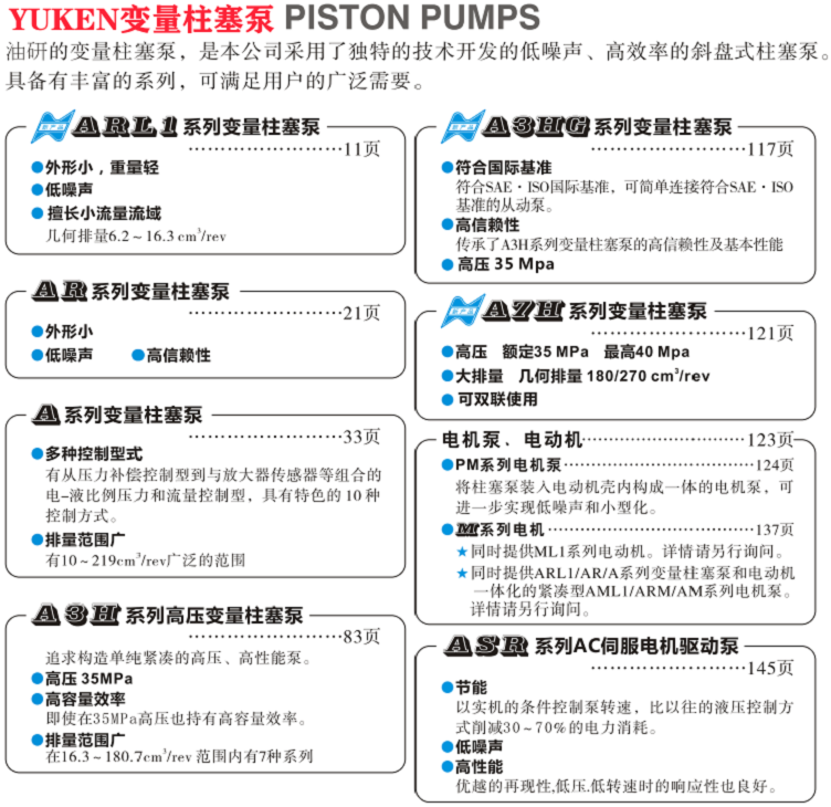 油研變量柱塞泵